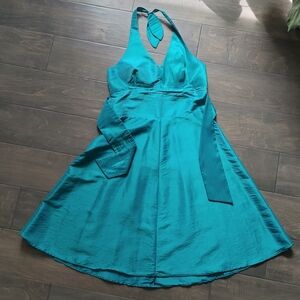 🎉🌕 Handmade Halter Swing Dress